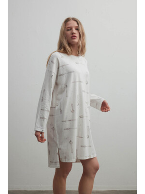 Купить Хлопковая туника с длинным рукавом HAYS 40319 в Украина в Lingerie.ua - Одяг для дому та відпочинку, Фото 3