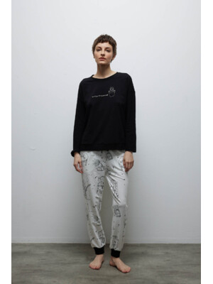 Купить Бавовняний домашній комплект зі штанами HAYS 40234 в Украина в Lingerie.ua - Одяг для дому та відпочинку, Фото 5