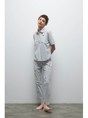 Купить Хлопковая пижама с коротким рукавом HAYS 40227 в Украина в Lingerie.ua - Одяг для дому та відпочинку, Фото 1