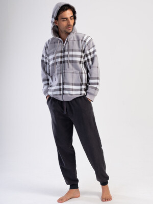 Купить Флисовый мужской костюм с капюшоном VIENETTA MAN 4030580188 в Украина в Lingerie.ua - Одяг для дому та відпочинку, Фото 3