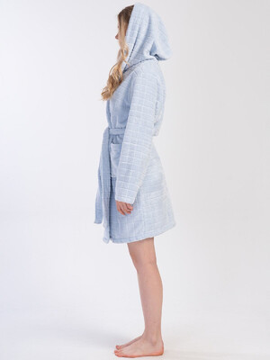 Купить Плюшевый домашний халат с капюшоном VIENETTA 4031171858 в Украина в Lingerie.ua - Одяг для дому та відпочинку, Фото 2