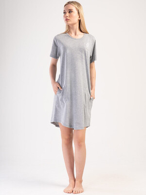 Купить Короткая хлопковая туника большого размера VIENETTA 4050920000 в Украина