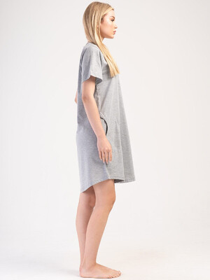 Купить Коротка бавовняна туніка великого розміру VIENETTA 4050920000 в Украина в Lingerie.ua - Одяг для дому та відпочинку, Фото 3