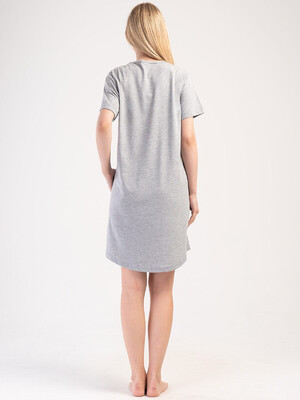 Купить Коротка бавовняна туніка великого розміру VIENETTA 4050920000 в Украина в Lingerie.ua - Одяг для дому та відпочинку, Фото 4