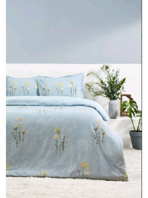 Купить Двуспальный комплект постельного белья TAC Saten Organik LILLIAN в Украина