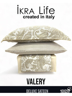 Купить Двуспальный комплект постельного белья IKRA LIFE Saten VALERY в Украина в Lingerie.ua - Одяг для дому та відпочинку, Фото 2