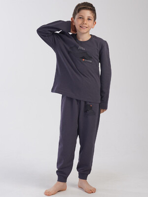 Купить Байковый домашний комплект для мальчика VIENETTA 4030060000 в Украина в Lingerie.ua - Одяг для дому та відпочинку, Фото 5