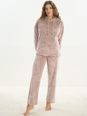 Купить Велюровый домашний костюм с капюшоном SEVIM 16100 в Украина в Lingerie.ua - Одяг для дому та відпочинку, Фото 2