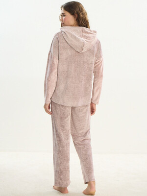 Купить Велюровый домашний костюм с капюшоном SEVIM 16100 в Украина в Lingerie.ua - Одяг для дому та відпочинку, Фото 7