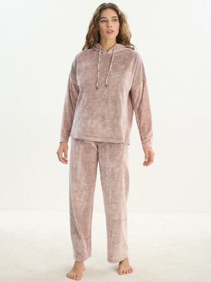 Купить Велюровый домашний костюм с капюшоном SEVIM 16100 в Украина в Lingerie.ua - Одяг для дому та відпочинку, Фото 8