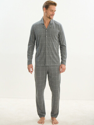 Купить Бавовняна класична піжама в клітинку SVM 9523 в Украина в Lingerie.ua - Одяг для дому та відпочинку, Фото 5