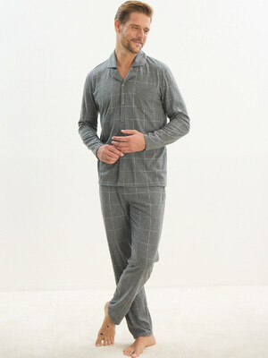 Купить Бавовняна класична піжама в клітинку SVM 9523 в Украина в Lingerie.ua - Одяг для дому та відпочинку, Фото 7