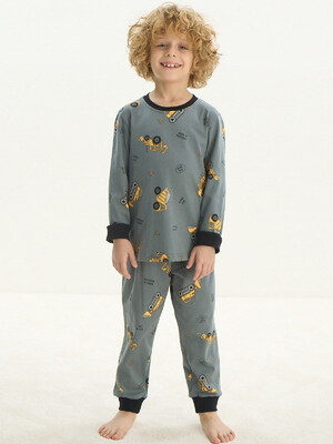 Купить Хлопковый домашний комплект с длинным рукавом SEVIM 8723 в Украина