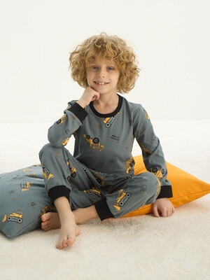 Купить Хлопковый домашний комплект с длинным рукавом SEVIM 8723 в Украина в Lingerie.ua - Одяг для дому та відпочинку, Фото 3