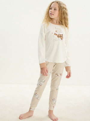 Купить Хлопковый домашний комплект с длинным рукавом SEVIM 8742 в Украина в Lingerie.ua - Одяг для дому та відпочинку, Фото 2