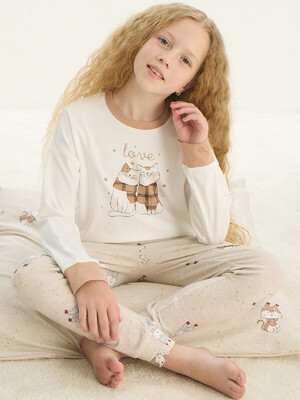 Купить Хлопковый домашний комплект с длинным рукавом SEVIM 8742 в Украина в Lingerie.ua - Одяг для дому та відпочинку, Фото 8