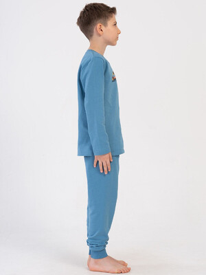 Купить Байковый домашний комплект для мальчика VIENETTA 4031360000 в Украина в Lingerie.ua - Одяг для дому та відпочинку, Фото 2