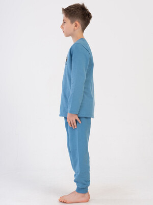Купить Байковый домашний комплект для мальчика VIENETTA 4031360000 в Украина в Lingerie.ua - Одяг для дому та відпочинку, Фото 4