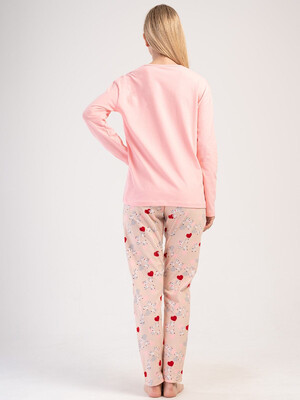 Купить Хлопковый домашний женский комплект VIENETTA PINK 4040185105 в Украина в Lingerie.ua - Одяг для дому та відпочинку, Фото 2