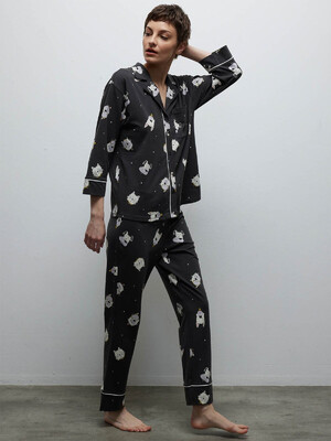 Купить Хлопковая классическая пижама с брюками HAYS 40242 в Украина в Lingerie.ua - Одяг для дому та відпочинку, Фото 7