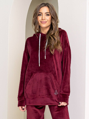 Купить Велюровый женский костюм с худи LINGERIE 170618 в Украина в Lingerie.ua - Одяг для дому та відпочинку, Фото 2