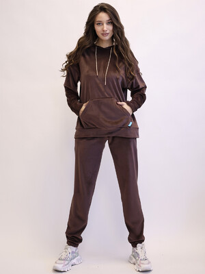 Купить Велюровый женский костюм с худи LINGERIE 170618 в Украина в Lingerie.ua - Одяг для дому та відпочинку, Фото 22