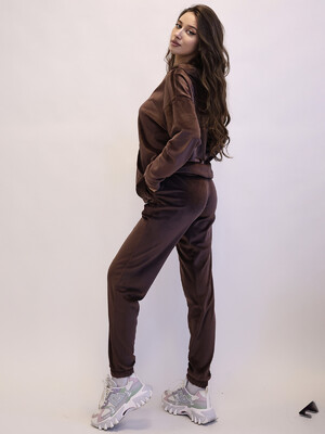 Купить Велюровый женский костюм с худи LINGERIE 170618 в Украина в Lingerie.ua - Одяг для дому та відпочинку, Фото 6