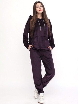 Купить Велюровый женский костюм с худи LINGERIE 170618 в Украина в Lingerie.ua - Одяг для дому та відпочинку, Фото 8