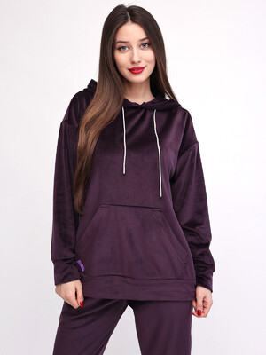 Купить Велюровый женский костюм с худи LINGERIE 170618 в Украина в Lingerie.ua - Одяг для дому та відпочинку, Фото 9