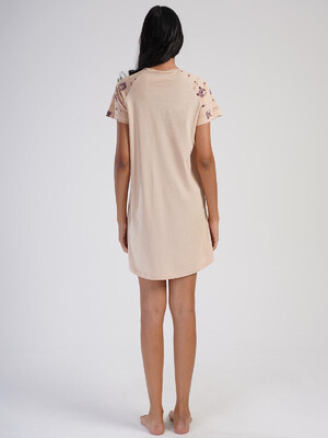 Купить Хлопковая домашняя туника с коротким рукавом VIENETTA 4010097048 в Украина в Lingerie.ua - Одяг для дому та відпочинку, Фото 2