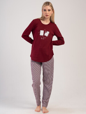 Хлопковый домашний женский комплект VIENETTA 4033593626