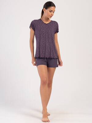 Купить Вискозная пижама с шортами VIENETTA 4040164422 в Украина в Lingerie.ua - Одяг для дому та відпочинку, Фото 1