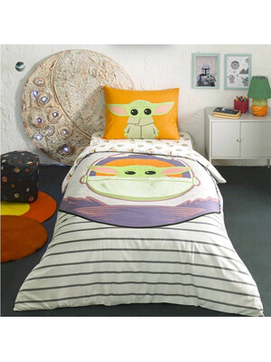 Купить Односпальный комплект постельного белья TАС Disney Mandaoria с простыней на резинке в Украина в Lingerie.ua - Одяг для дому та відпочинку, Фото 2