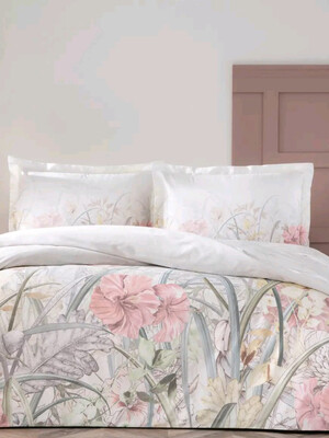 Купить Двуспальный комплект постельного белья TAC Saten Jessica в Украина