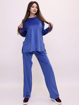 Купить Теплый женский велюровый костюм с лампасами LINGERIE 170740 в Украина