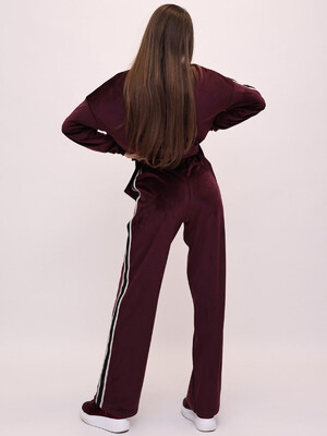 Купить Теплый женский велюровый костюм с лампасами LINGERIE 170740 в Украина в Lingerie.ua - Одяг для дому та відпочинку, Фото 8