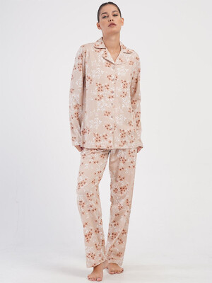 Купить Хлопковая женская классическая пижама большого размера VIENETTA 4031813487 в Украина