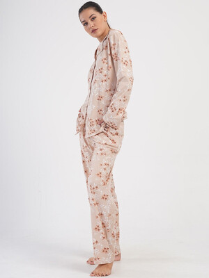 Купить Хлопковая женская классическая пижама большого размера VIENETTA 4031813487 в Украина в Lingerie.ua - Одяг для дому та відпочинку, Фото 4