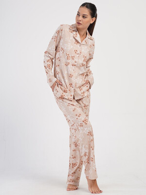 Купить Хлопковая женская классическая пижама большого размера VIENETTA 4031813487 в Украина в Lingerie.ua - Одяг для дому та відпочинку, Фото 5