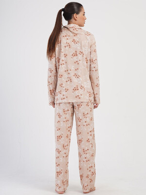 Купить Хлопковая женская классическая пижама большого размера VIENETTA 4031813487 в Украина в Lingerie.ua - Одяг для дому та відпочинку, Фото 6