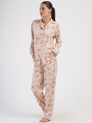 Купить Хлопковая женская классическая пижама большого размера VIENETTA 4031813487 в Украина в Lingerie.ua - Одяг для дому та відпочинку, Фото 7