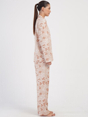 Купить Хлопковая женская классическая пижама большого размера VIENETTA 4031813487 в Украина в Lingerie.ua - Одяг для дому та відпочинку, Фото 8