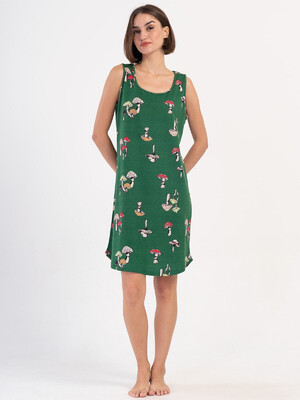 Купить Хлопковая туника на широких бретельках VIENETTA 4070360952 в Украина в Lingerie.ua - Одяг для дому та відпочинку, Фото 4