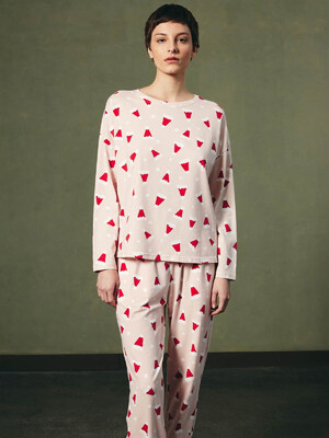 Купить Хлопковая женская пижама с длинным рукавом HAYS 40342 в Украина в Lingerie.ua - Одяг для дому та відпочинку, Фото 3