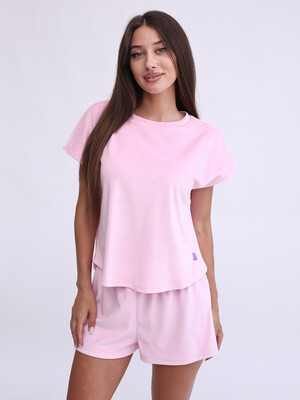 Купить Велюровый костюм из футболки и шорт LINGERIE 170747 в Украина в Lingerie.ua - Одяг для дому та відпочинку, Фото 16