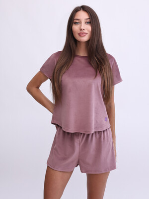 Купить Велюровый костюм из футболки и шорт LINGERIE 170747 в Украина в Lingerie.ua - Одяг для дому та відпочинку, Фото 18