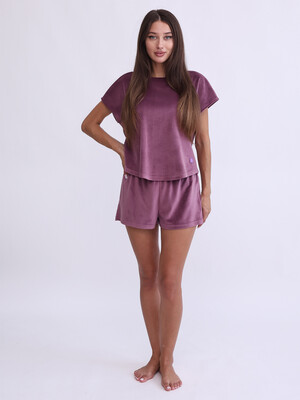 Купить Велюровый костюм из футболки и шорт LINGERIE 170747 в Украина в Lingerie.ua - Одяг для дому та відпочинку, Фото 21