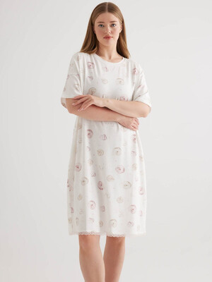 Купить Хлопковая женская туника большого размера HAYS 50468 в Украина в Lingerie.ua - Одяг для дому та відпочинку, Фото 4