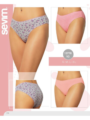 Купить Трусики жіночі сліпи комплект 3 в 1 SEVIM 13778 в Украина в Lingerie.ua - Одяг для дому та відпочинку, Фото 2