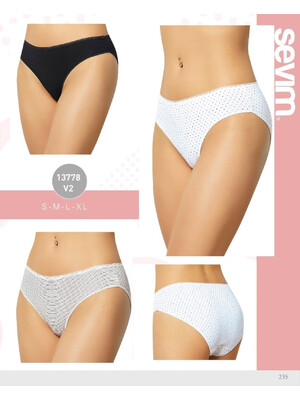 Купить Трусики жіночі сліпи комплект 3 в 1 SEVIM 13778 в Украина в Lingerie.ua - Одяг для дому та відпочинку, Фото 3